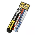 Cle a cliquet 12pcs chrome vanadium