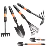 Kit de jardinage telescopique 4pcs