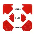 Support de soudage magnetique 6 pcs